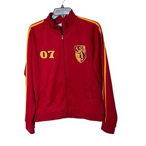 Warner Bros. Harry Potter Gryffindor Red Zip Track Jacket Size Medium/Large